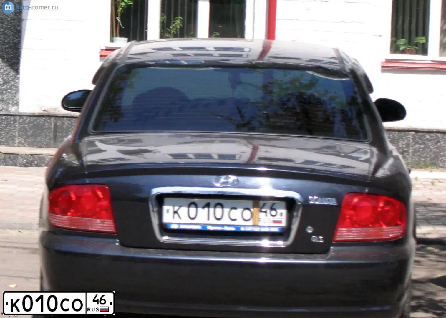 Фото автомобиля TAGAZ SONATA, 2009 — госномер К010СО46. Цвет: ЧЕРНЫЙ