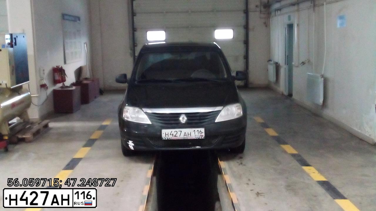 Фото автомобиля RENAULT LOGAN, 2010 — госномер К308ХТ21