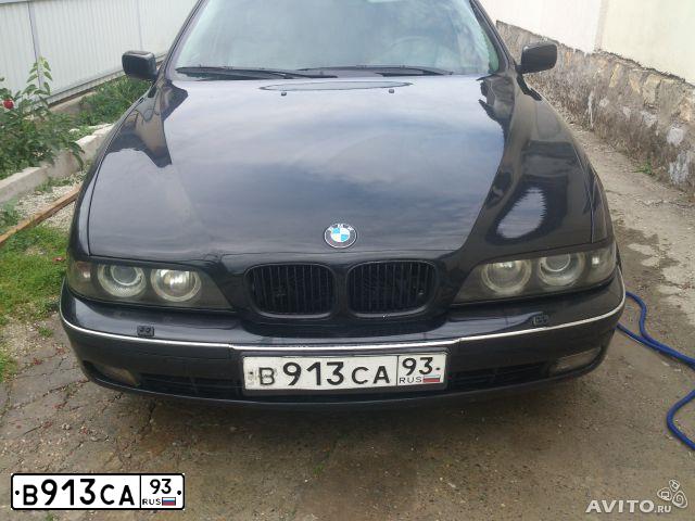 Фото автомобиля BMW SERIE 5, 1999 — госномер Е902СА123. Цвет: ЧЕРНЫЙ