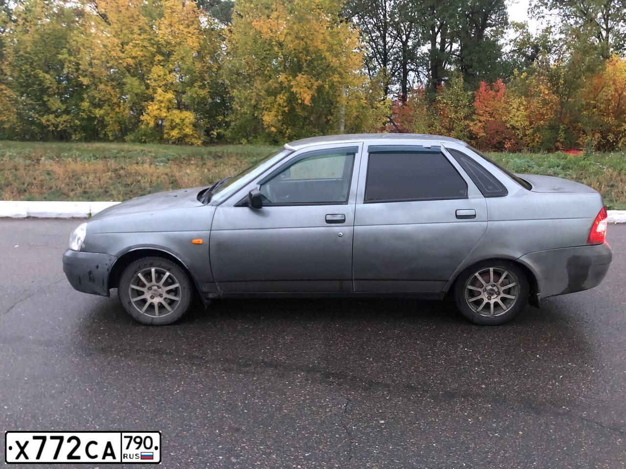 Фото автомобиля LADA 2170 PRIORA, 2008 — госномер Х772СА790. Цвет: средний серо-зеленый металлик