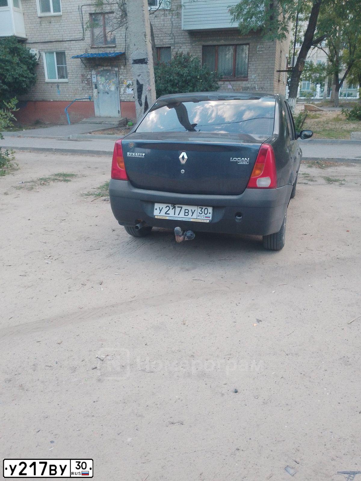 Фото автомобиля RENAULT LOGAN, 2006 — госномер К009ММ761. Цвет: ТЕМНО СЕРЫЙ