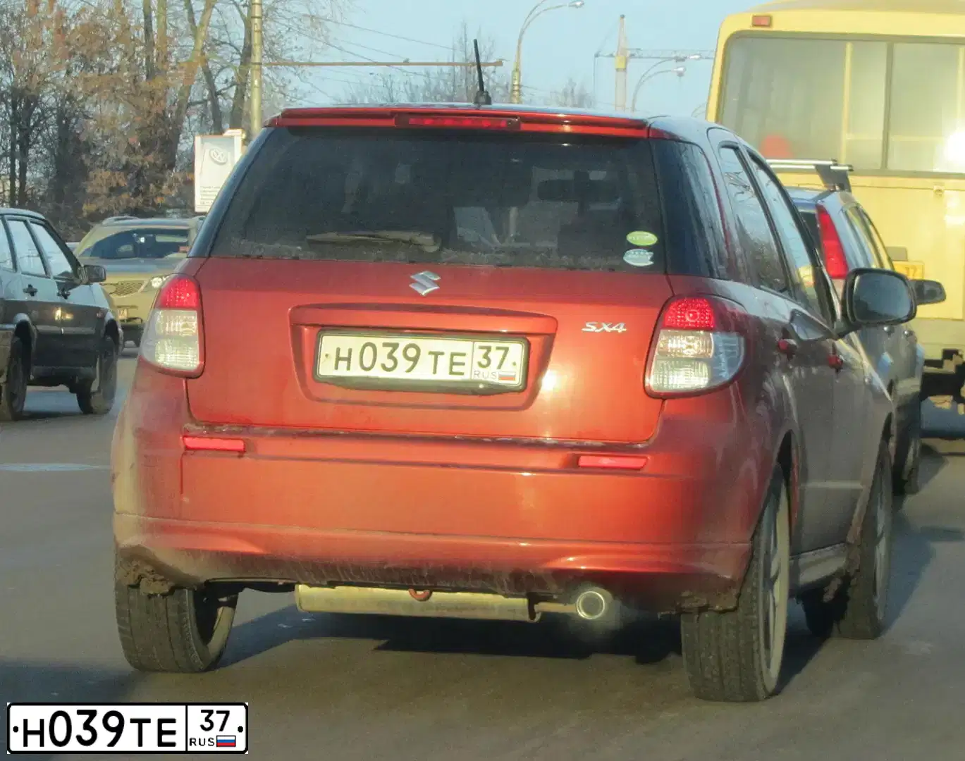 Фото автомобиля SUZUKI SX4, 2006 — госномер С636РО05