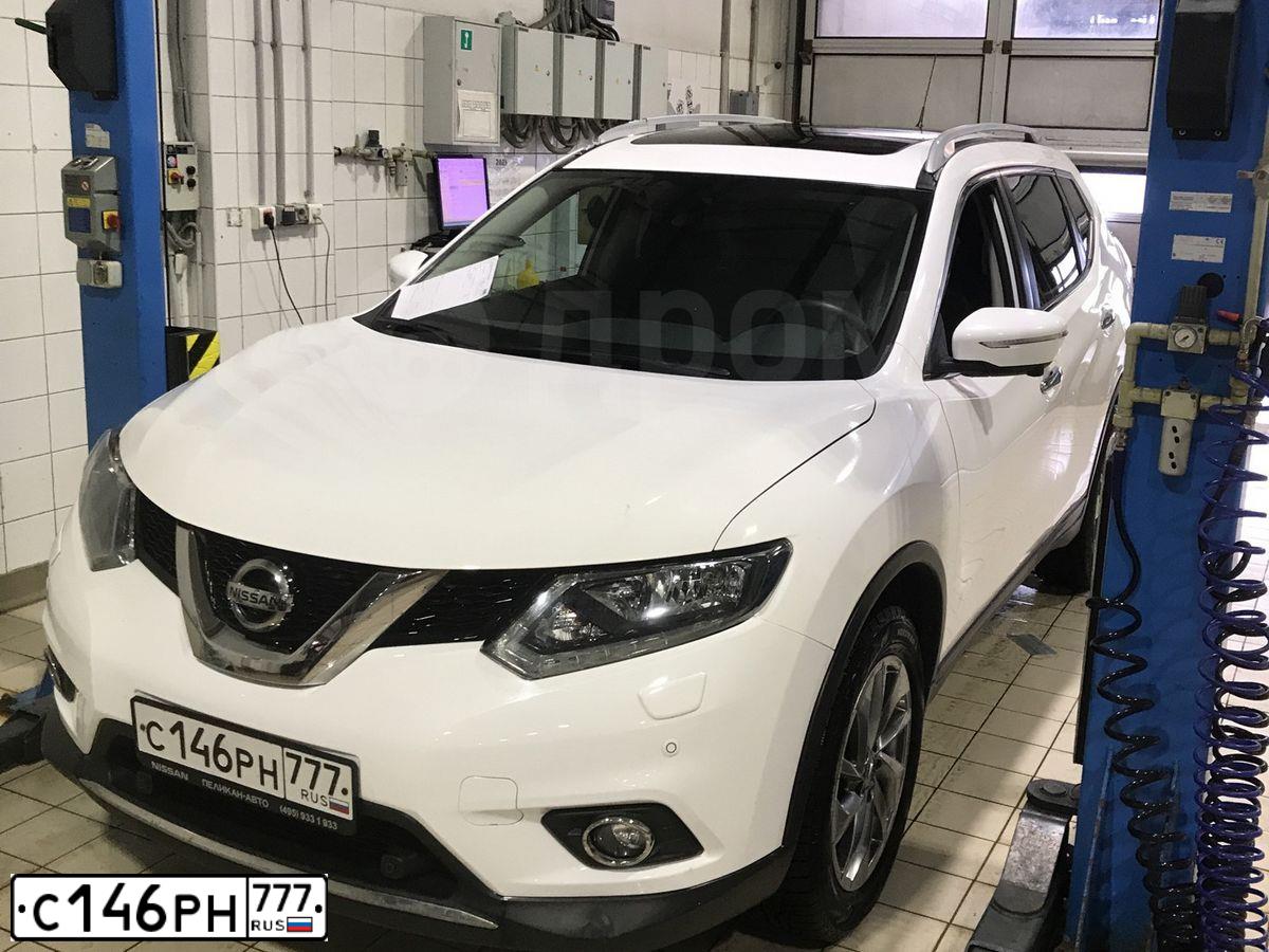 Фото автомобиля NISSAN X-TRAIL, 2015 — госномер К173КВ790. Цвет: Белый