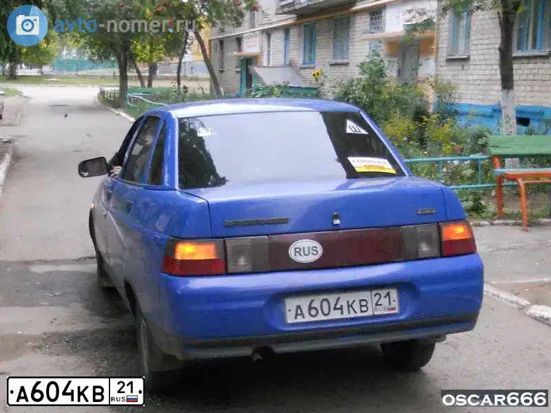 Фото автомобиля VAZ 2110 LADA, 1999 — госномер А604КВ21