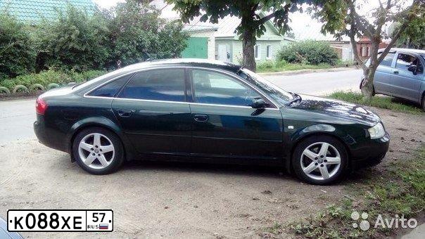 Фото автомобиля AUDI A6, 2003 — госномер К088ХЕ57. Цвет: ЗЕЛЕНЫЙ
