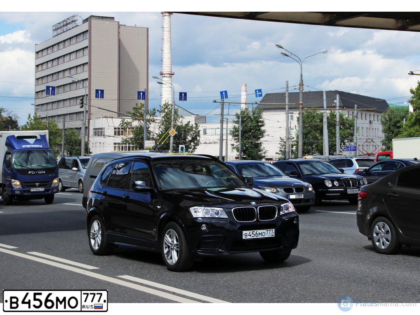 Фото автомобиля BMW X3, 2013 — госномер А274НР790. Цвет: ТЕМНО СИНИЙ
