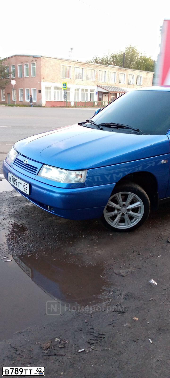 Фото автомобиля LADA 2110, 2007 — госномер В789ТТ62. Цвет: СРЕДНИЙ СЕРО-ЗЕЛЕНЫЙ МЕТ.