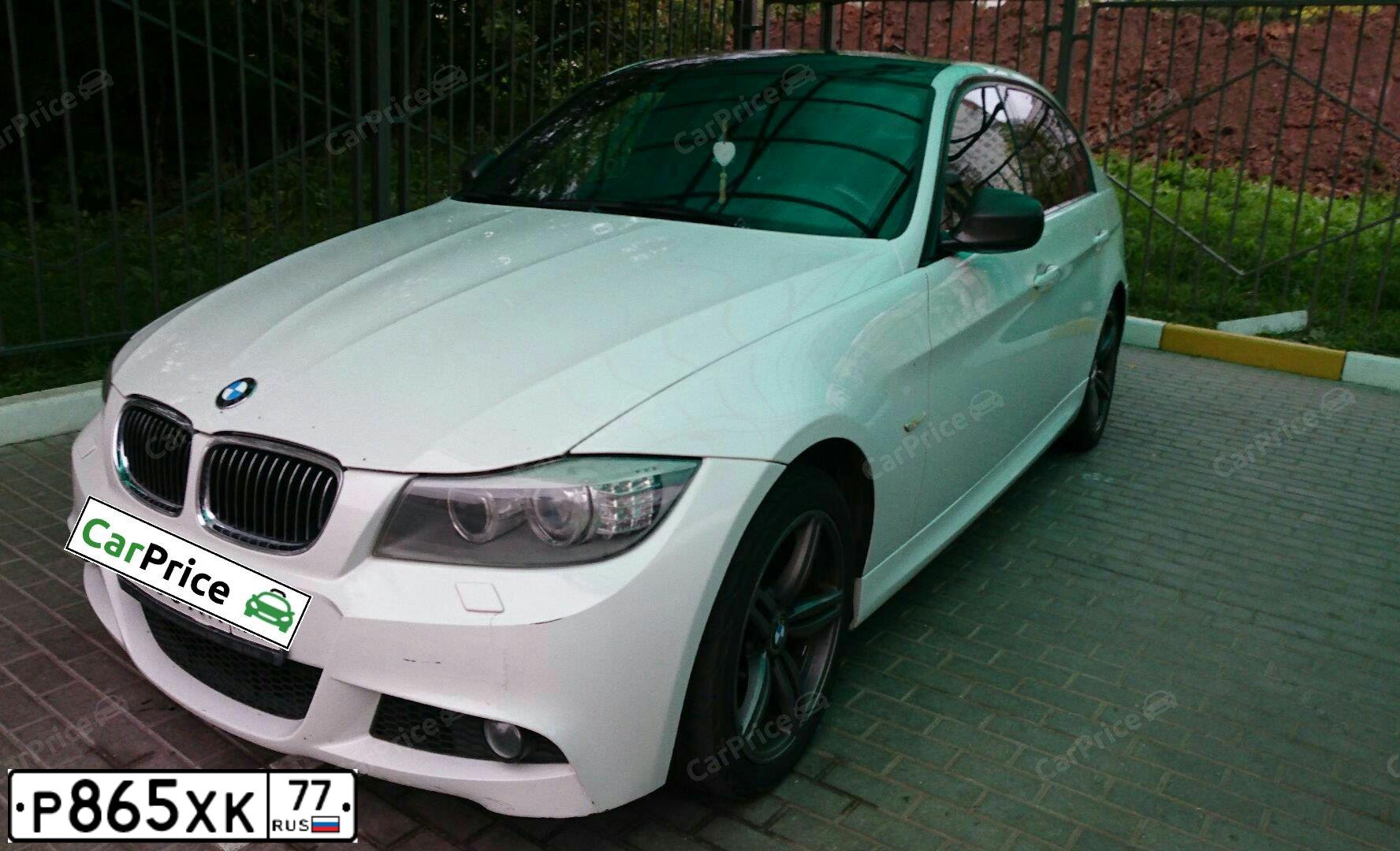 Фото автомобиля BMW SERIE 3, 2010 — госномер Р221РА790. Цвет: БЕЛО-ЧЕРНЫЙ
