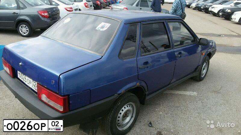 Фото автомобиля LADA 2109 SAMARA, 2002 — госномер К901АХ702