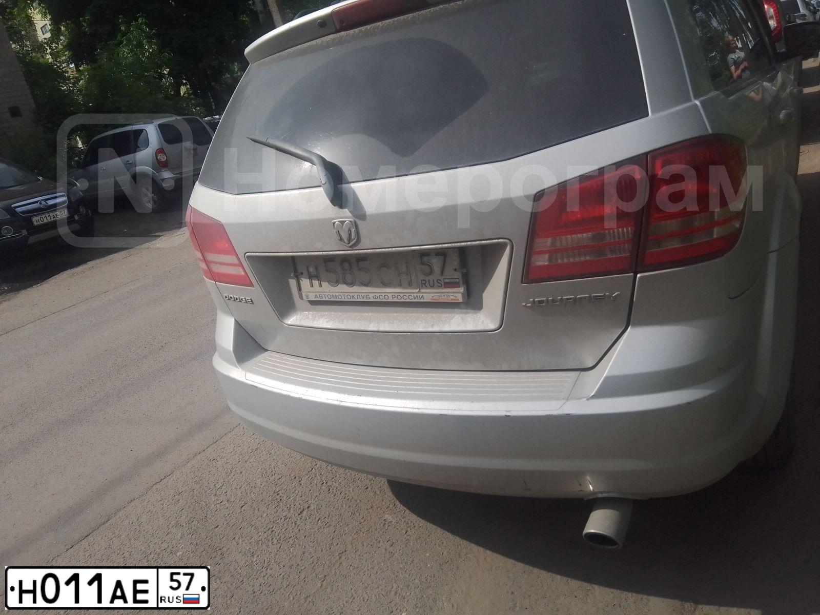 Фото автомобиля DAEWOO WINSTORM, 2008 — госномер Н011АЕ57. Цвет: ЧЕРНЫЙ