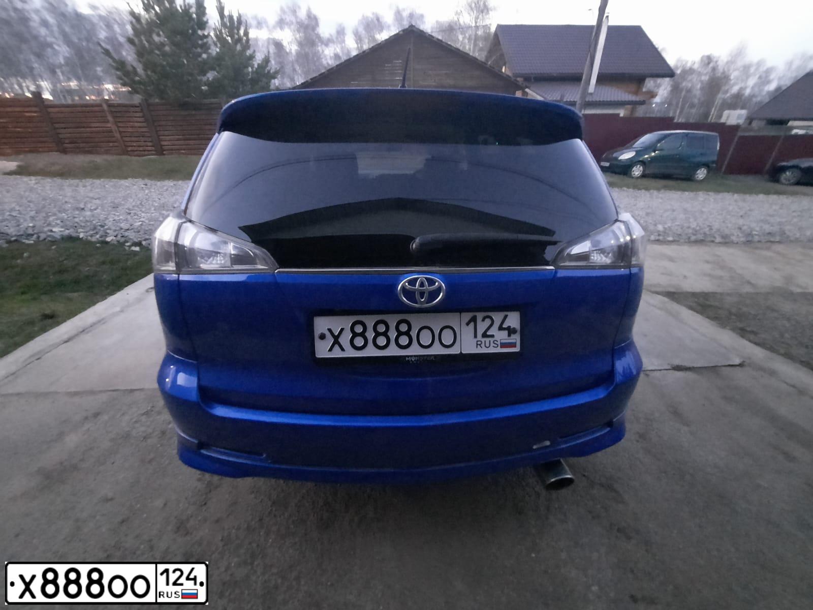 Фото автомобиля TOYOTA CALDINA, 2005 — госномер К554КС138