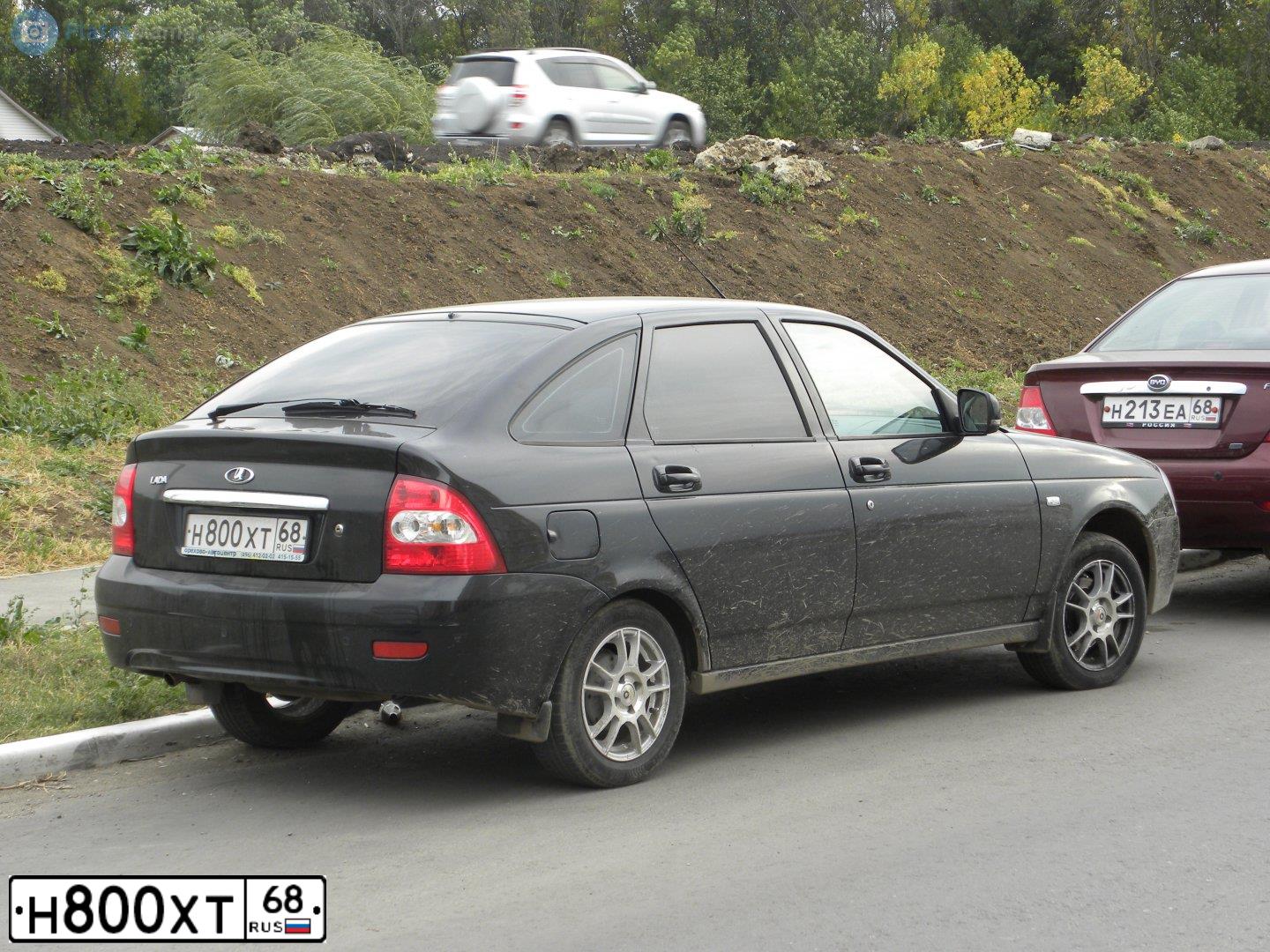 Фото автомобиля LADA 2172 PRIORA, 2011 — госномер Н800ХТ68. Цвет: СИНЕ-ЧЕРНЫЙ