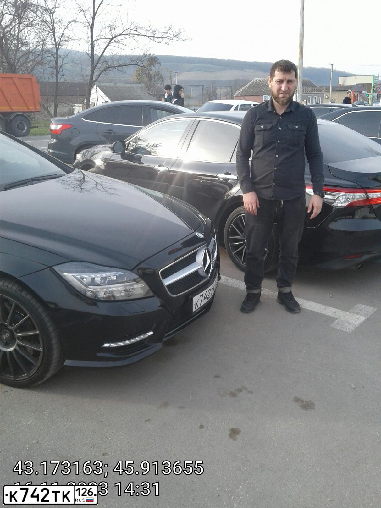 Фото автомобиля MERCEDES CLS-KLASSE, 2013 — госномер М915МР95. Цвет: ЧЕРНЫЙ