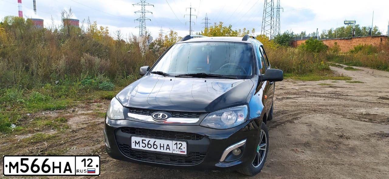 Фото автомобиля LADA 2194 KALINA, 2015 — госномер К504УС21. Цвет: ЧЕРНЫЙ