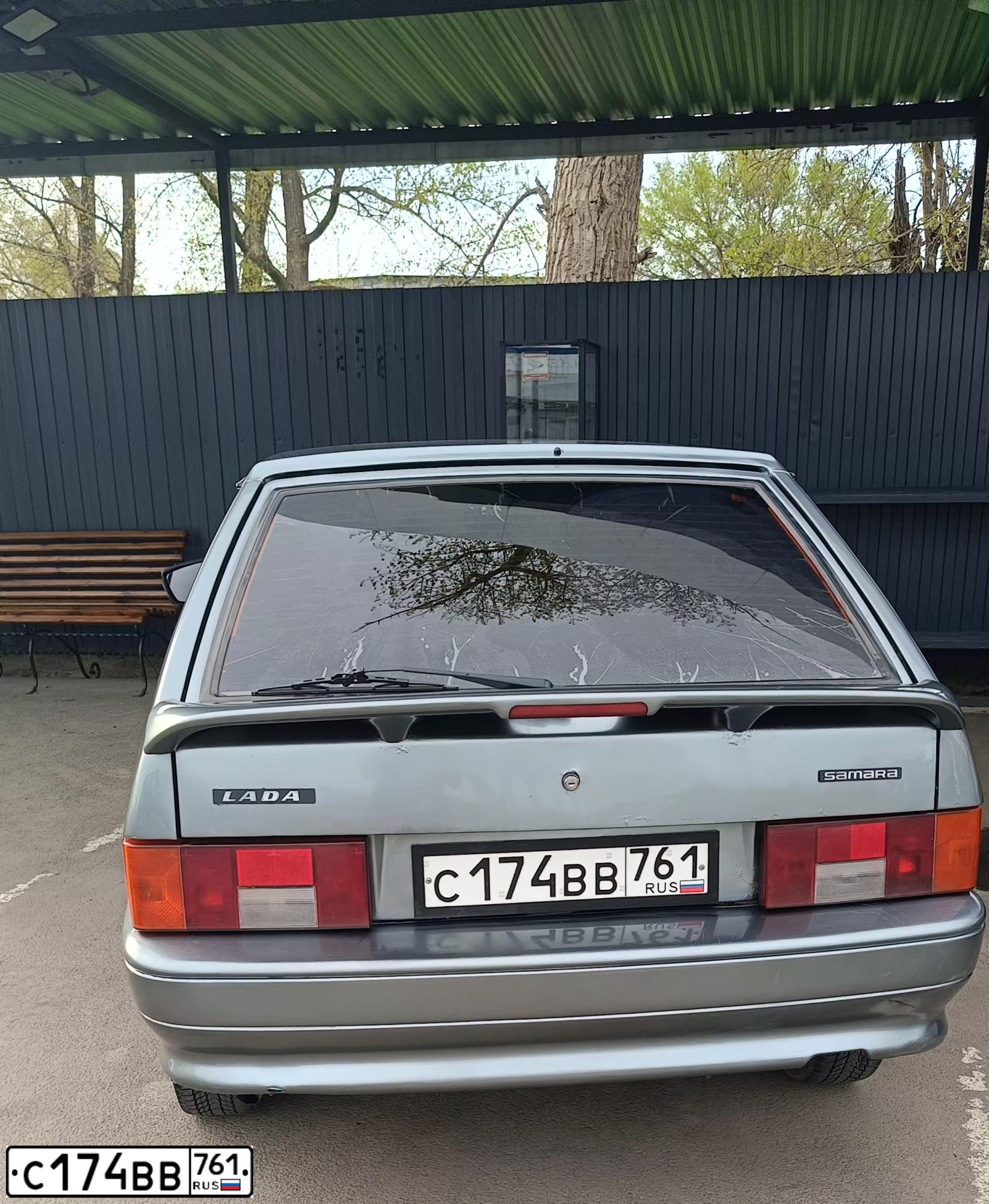 Фото автомобиля LADA 2114 SAMARA, 2011 — госномер С174ВВ761. Цвет: СРЕДНИЙ СЕРО ЗЕЛЕНЫЙ МЕТА