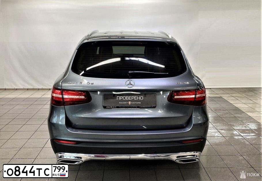 Фото автомобиля MERCEDES GLC-KLASSE, 2015 — госномер К333УА71. Цвет: Серый