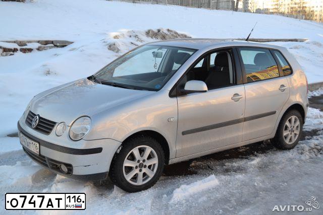 Фото автомобиля VOLKSWAGEN POLO, 2003 — госномер О747АТ116. Цвет: БЕЛЫЙ,СЕРЫЙ И ОТТЕНКИ