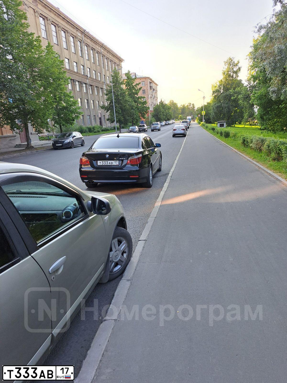 Фото автомобиля BMW 525, 2007 — госномер С619УР124. Цвет: ЧЕРНЫЙ