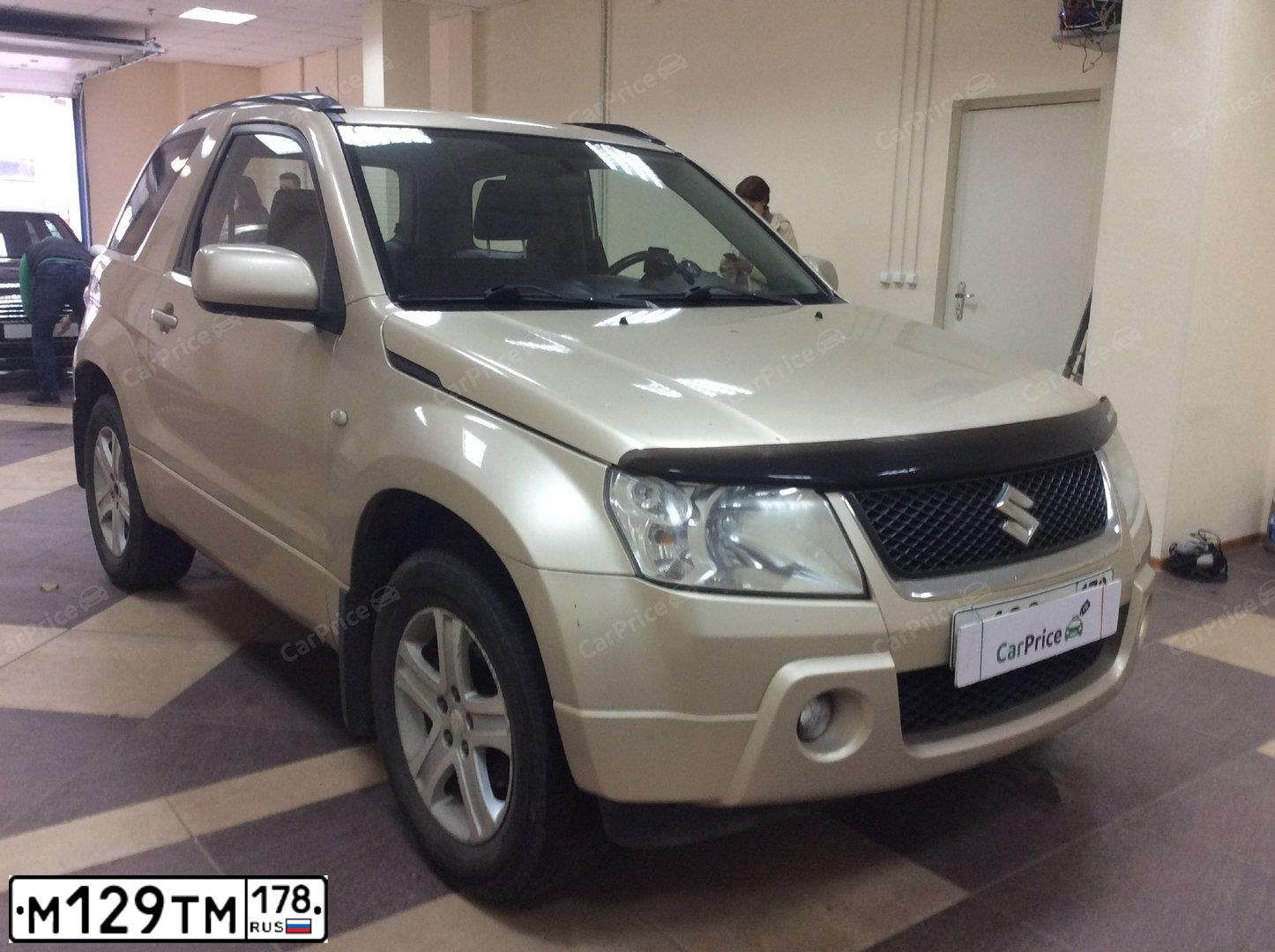 Фото автомобиля SUZUKI /GRAND/ VITARA, 2006 — госномер М050СН98. Цвет: БЕЖЕВЫЙ