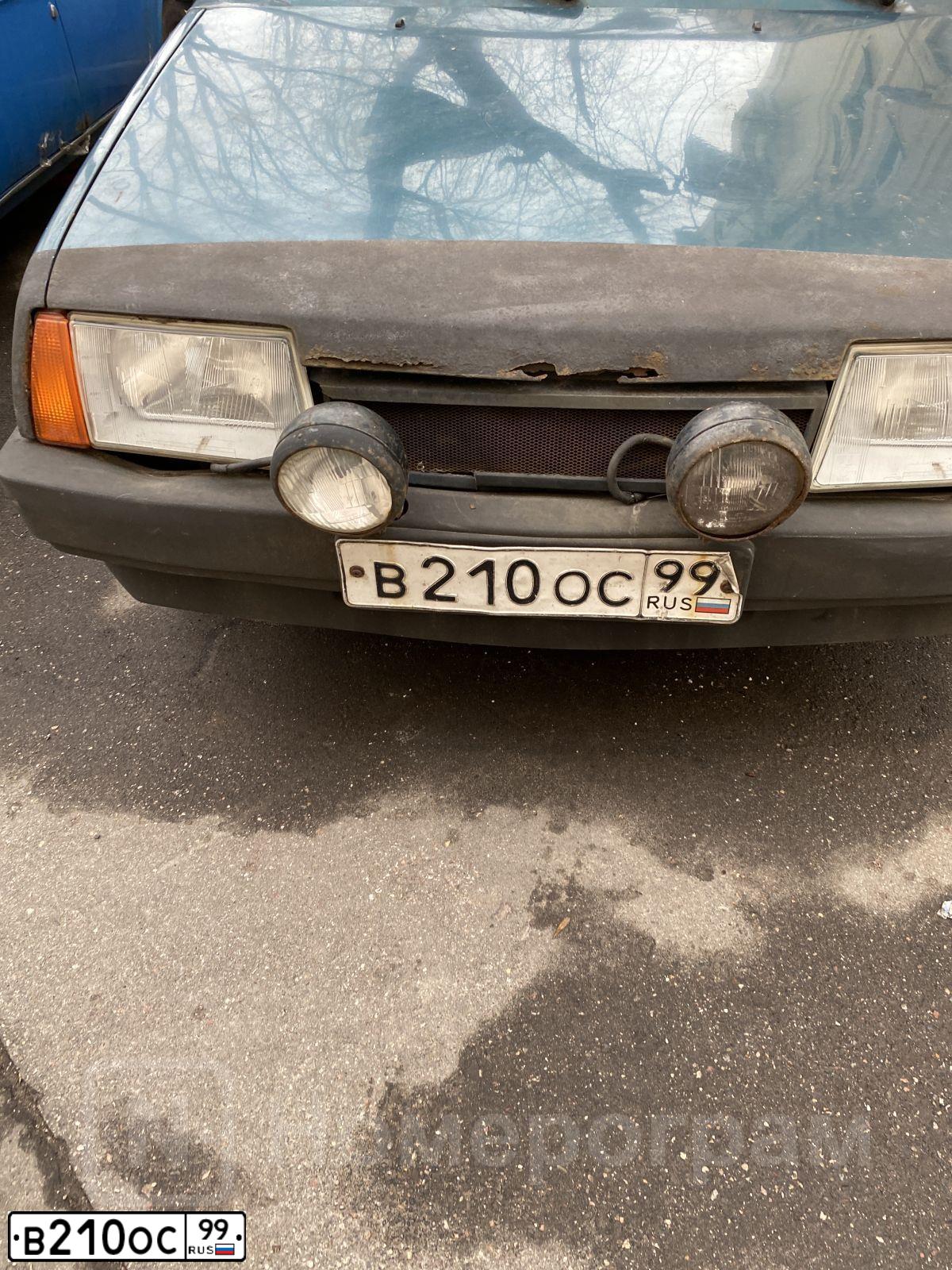 Фото автомобиля LADA 2109 SAMARA, 2001 — госномер В210ОС99. Цвет: СИНЕ-ЗЕЛЕНЫЙ
