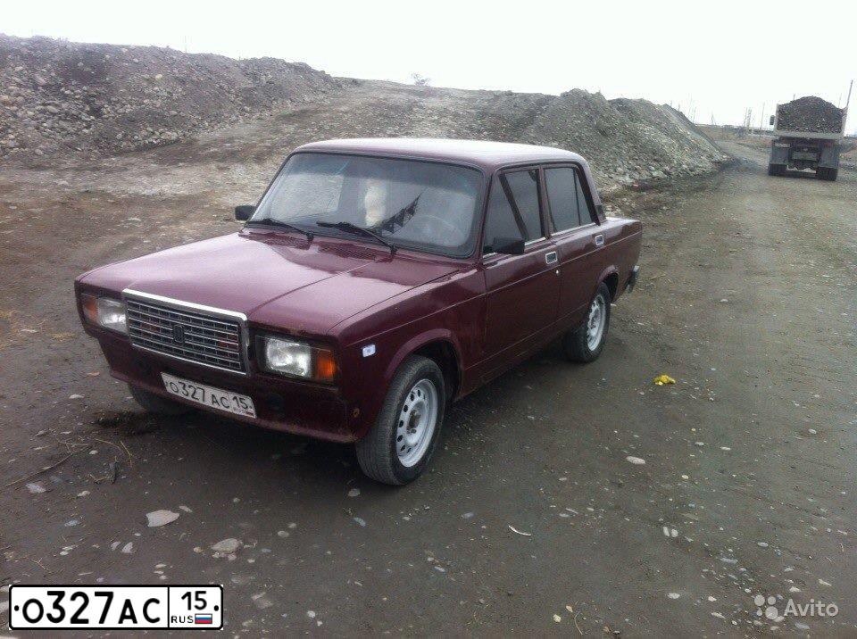 Фото автомобиля LADA 2107, 2007 — госномер С930ОМ15. Цвет: ТЕМНО-ВИШНЕВЫЙ
