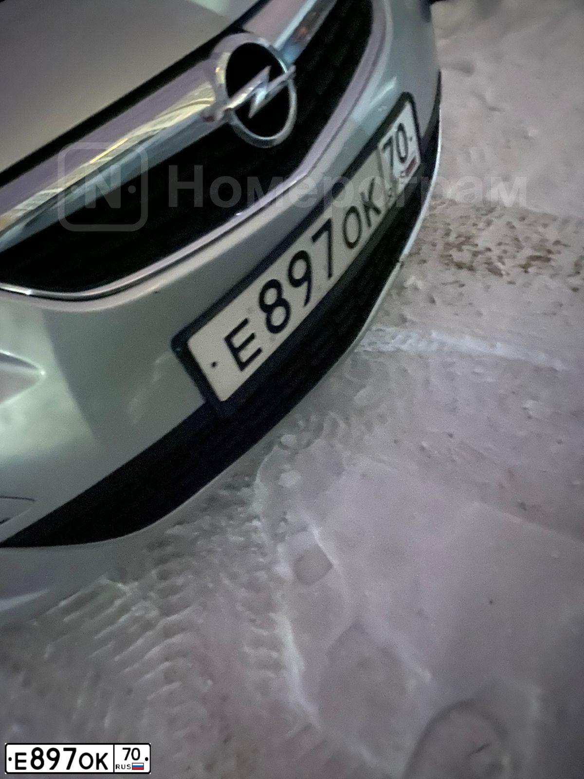 Фото автомобиля OPEL ASTRA, 2012 — госномер Р794ОВ70