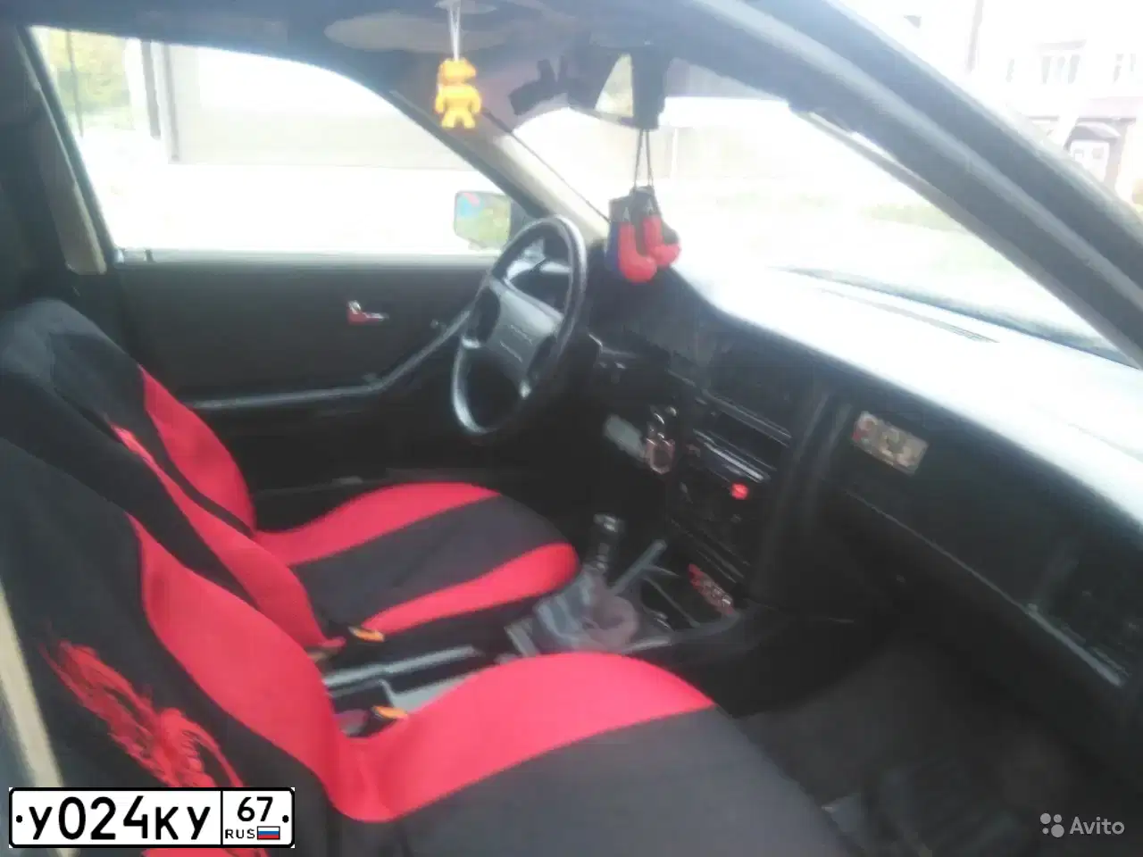 Фото автомобиля AUDI 80, 1988 — госномер У024КУ67. Цвет: ЧЕРНЫЙ