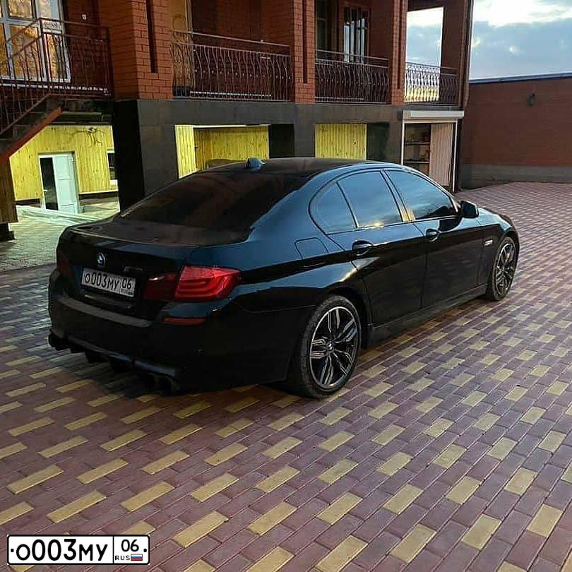 Фото автомобиля BMW 520D, 2012 — госномер В357ОА06. Цвет: ЧЕРНЫЙ