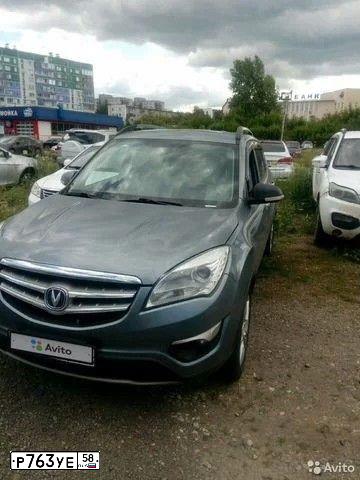 Фото автомобиля CHANGAN SC7164B, 2014 — госномер Р143КР716. Цвет: СЕРЫЙ