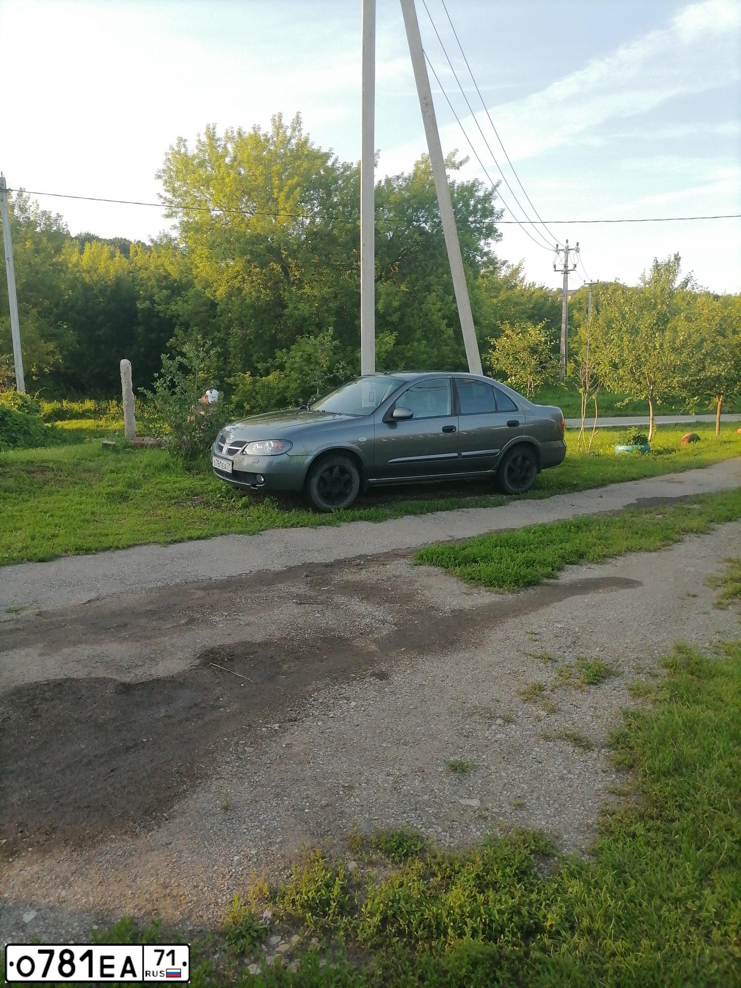Фото автомобиля NISSAN ALMERA, 2005 — госномер О781ЕА71. Цвет: СЕРЫЙ