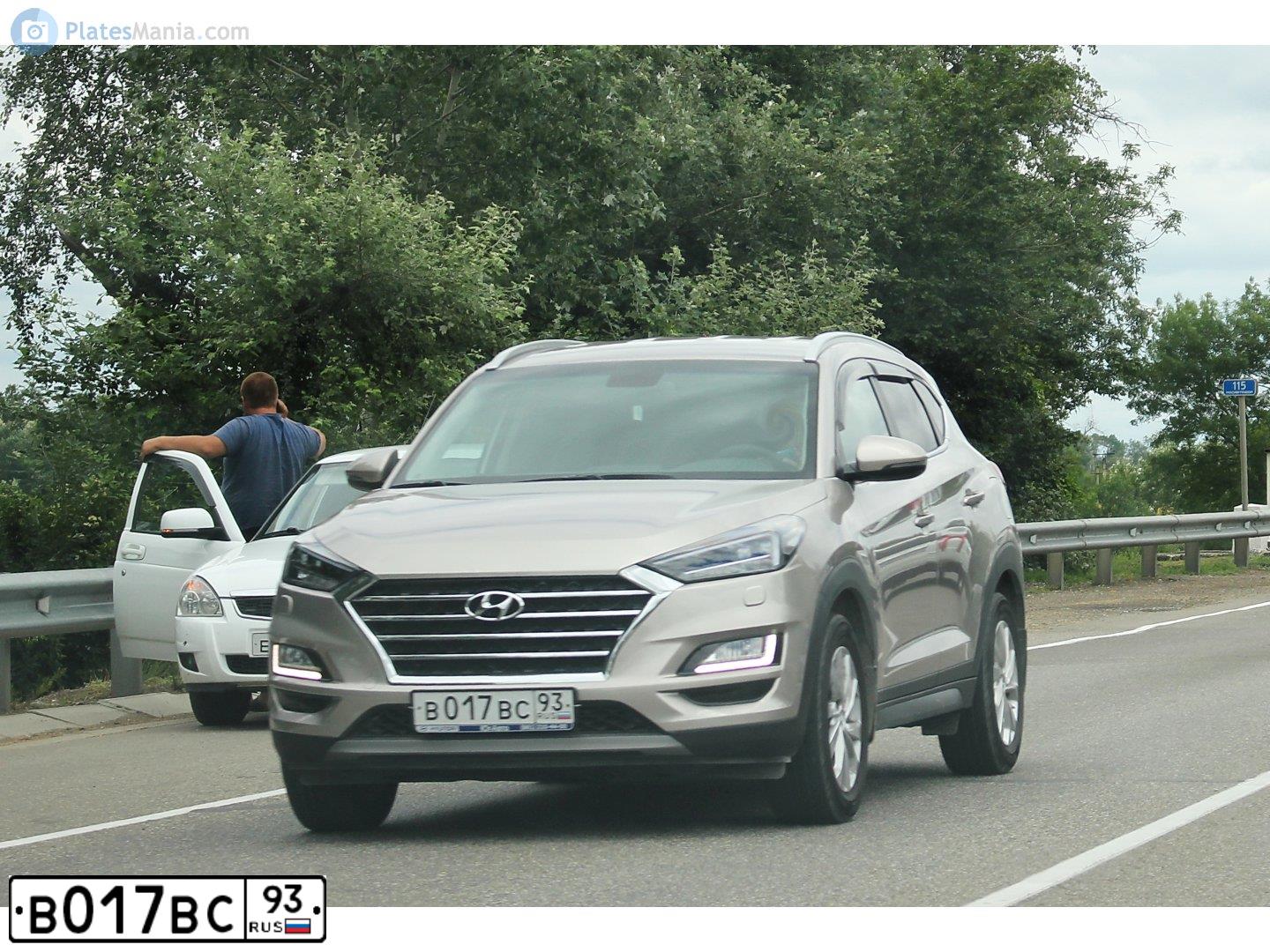 Фото автомобиля PEUGEOT 408, 2016 — госномер В017ВС93. Цвет: Белый