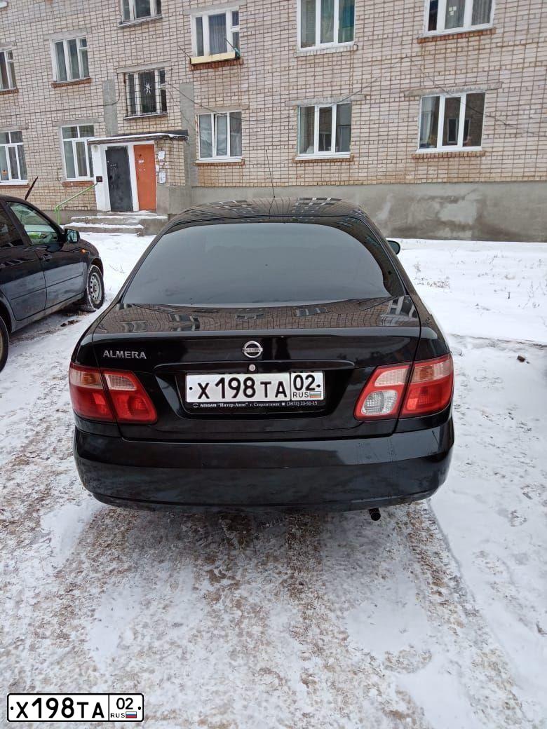Фото автомобиля NISSAN ALMERA, 2006 — госномер Н514ХУ702