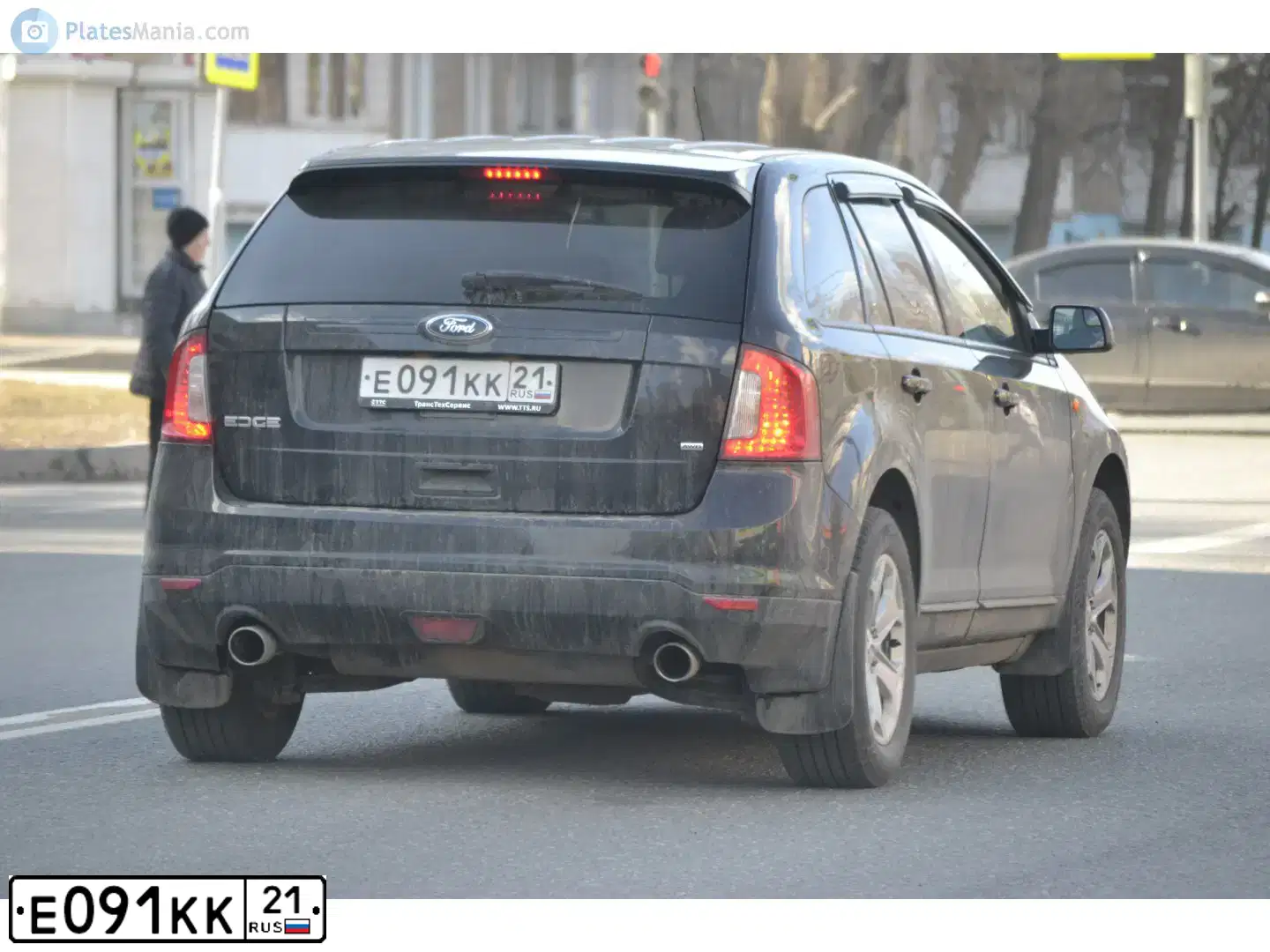 Фото автомобиля FORD EDGE, 2014 — госномер Р858ТС152. Цвет: ЧЕРНЫЙ