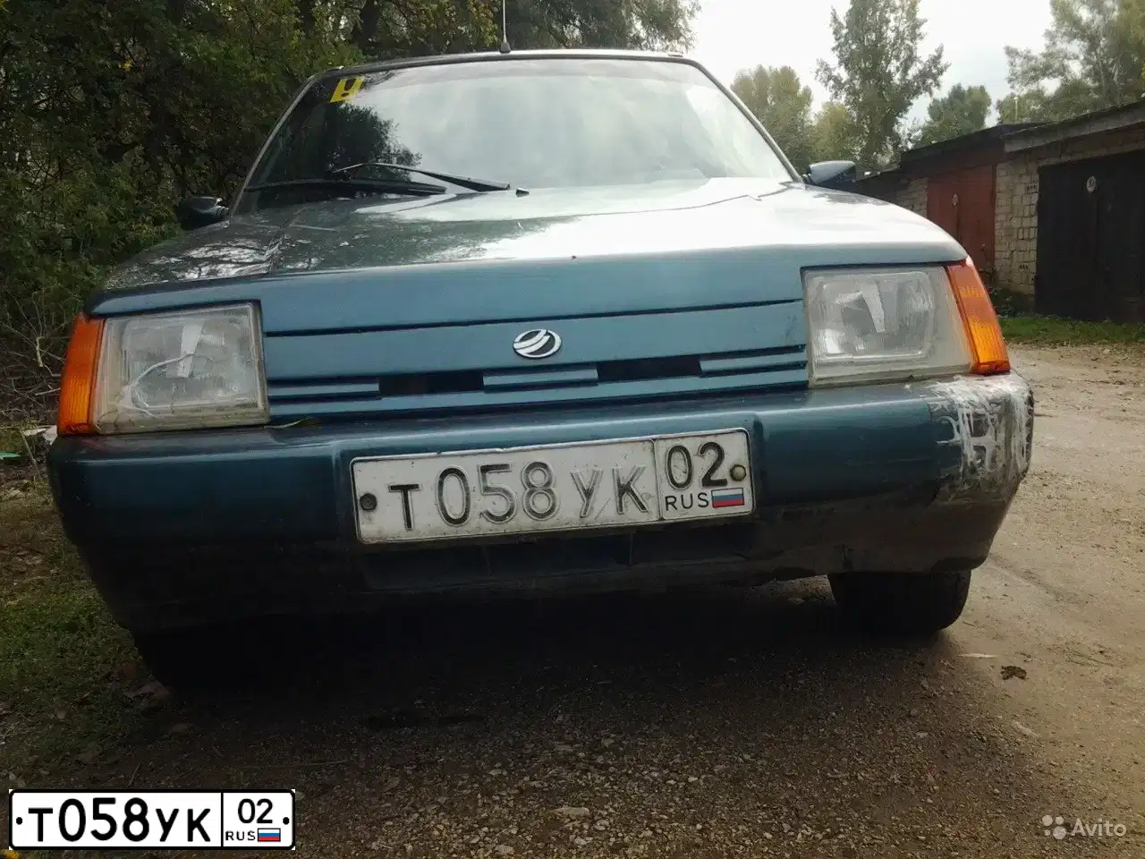 Фото автомобиля ZAZ -1103 SLAVUTA, 2004 — госномер Т058УК02. Цвет: ЗЕЛЕНЫЙ