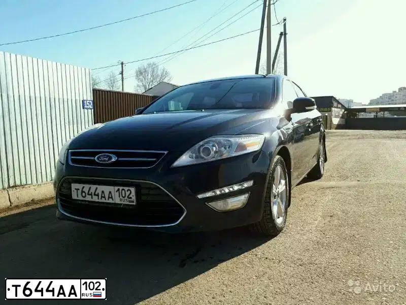 Фото автомобиля ФОРД МОНДЕО, 2010 — госномер Р214ЕК159. Цвет: ЧЕРНЫЙ