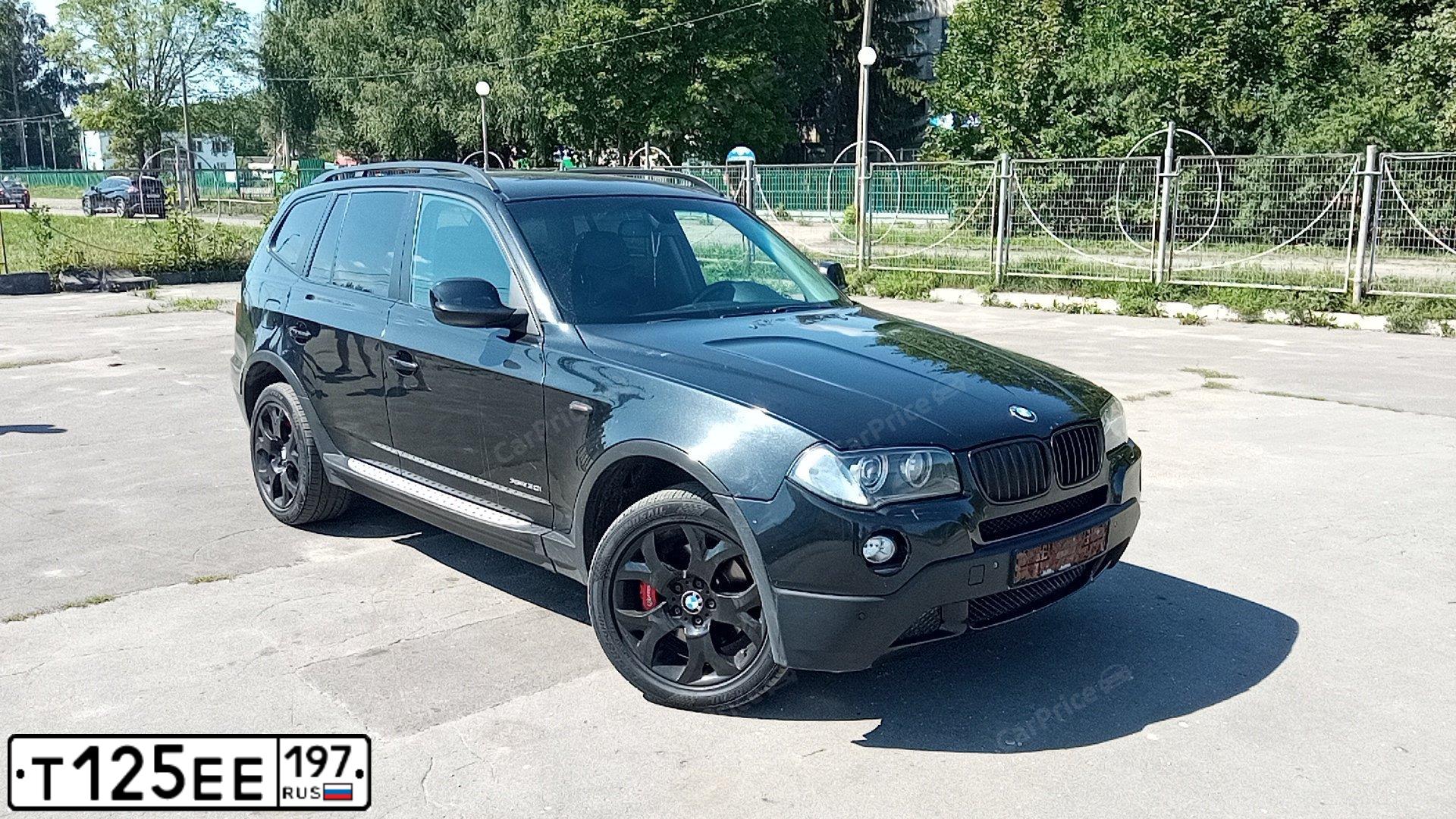 Фото автомобиля BMW X3, 2010 — госномер Е790АС977. Цвет: ЧЕРНЫЙ