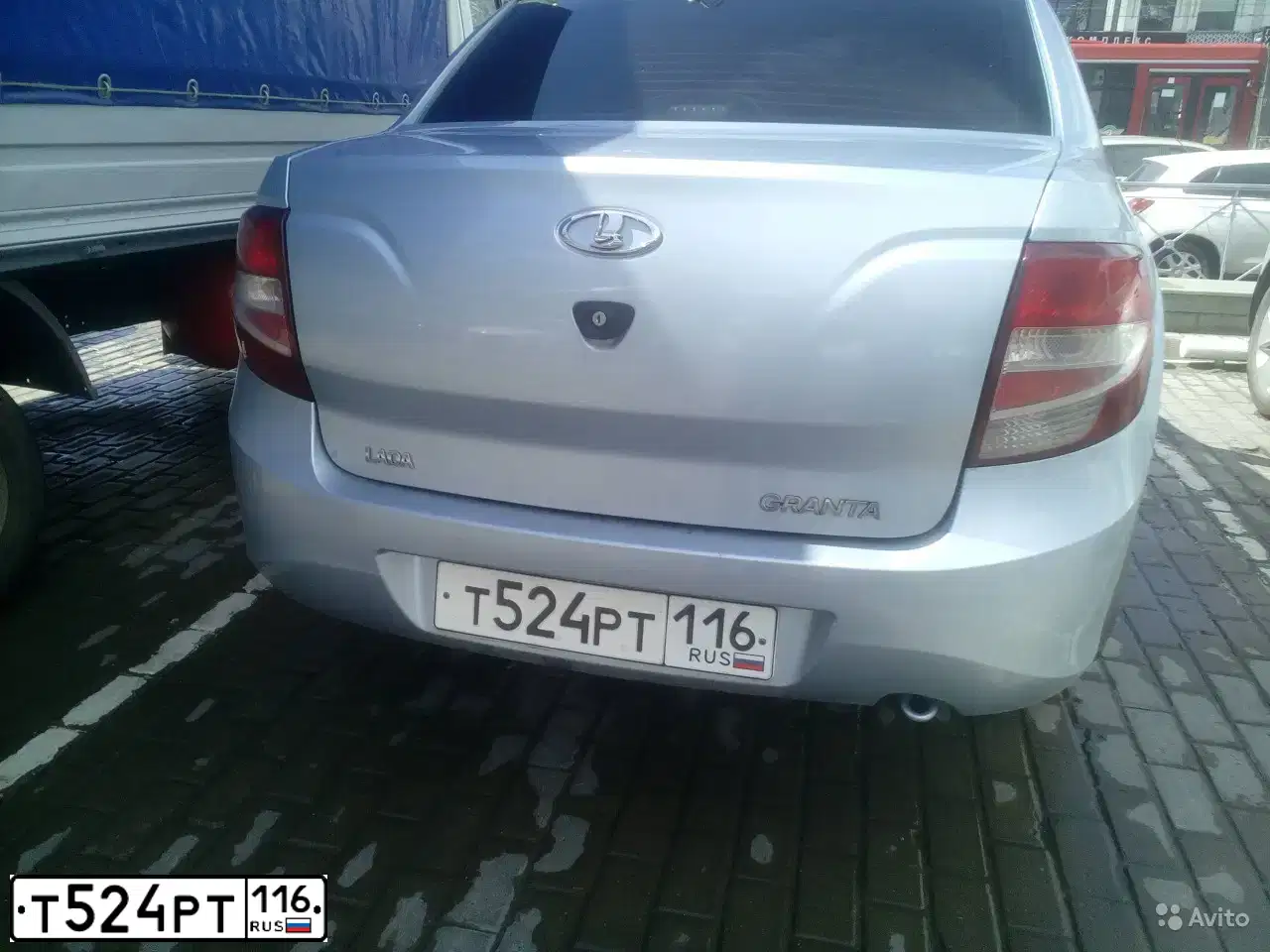 Фото автомобиля LADA 2190 GRANTA, 2013 — госномер Н924ЕР73. Цвет: голубой