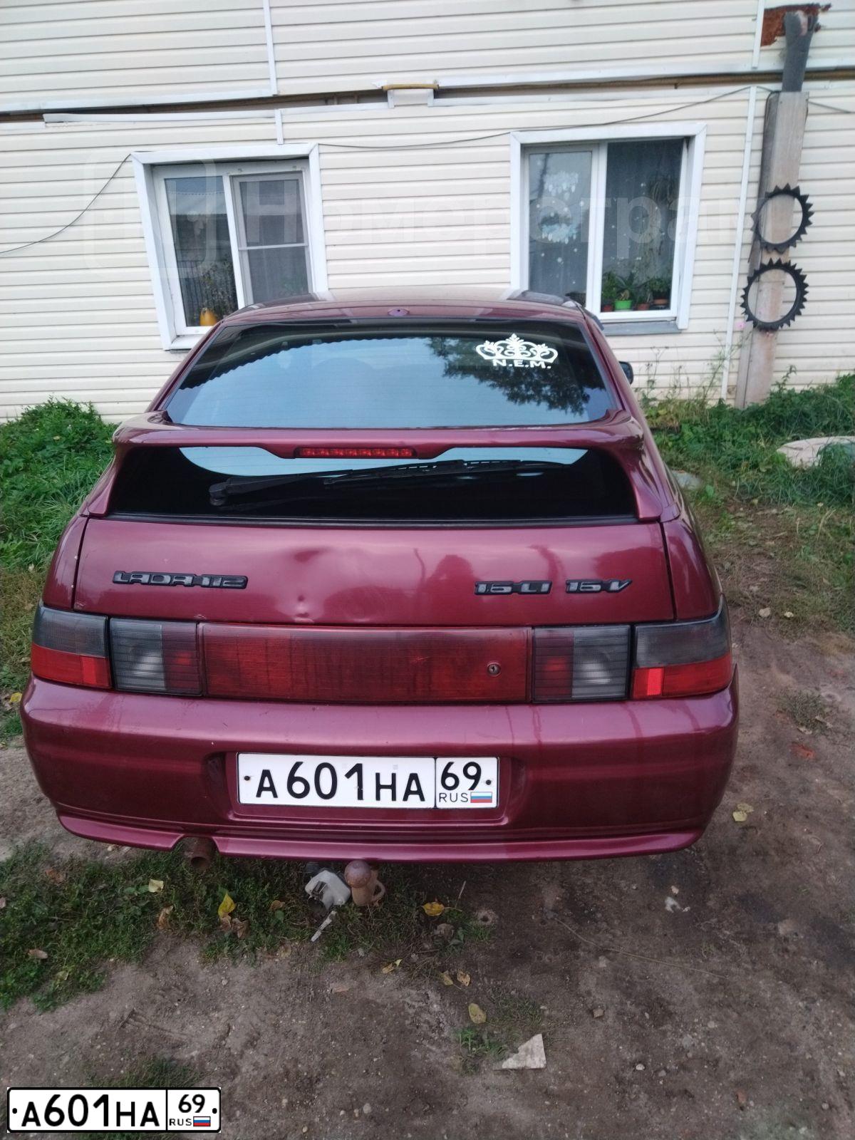 Фото автомобиля LADA 2112, 2005 — госномер А601НА69. Цвет: ТЕМНО-МАЛИНОВЫЙ