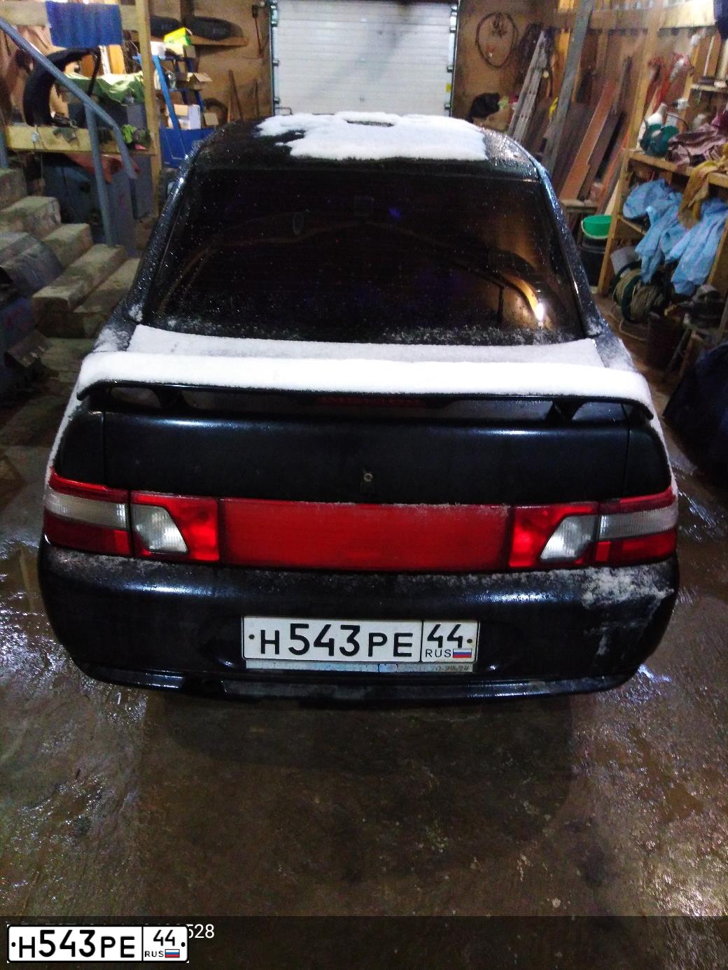 Фото автомобиля LADA 2110, 2007 — госномер Х767КР37. Цвет: Сине-Черный
