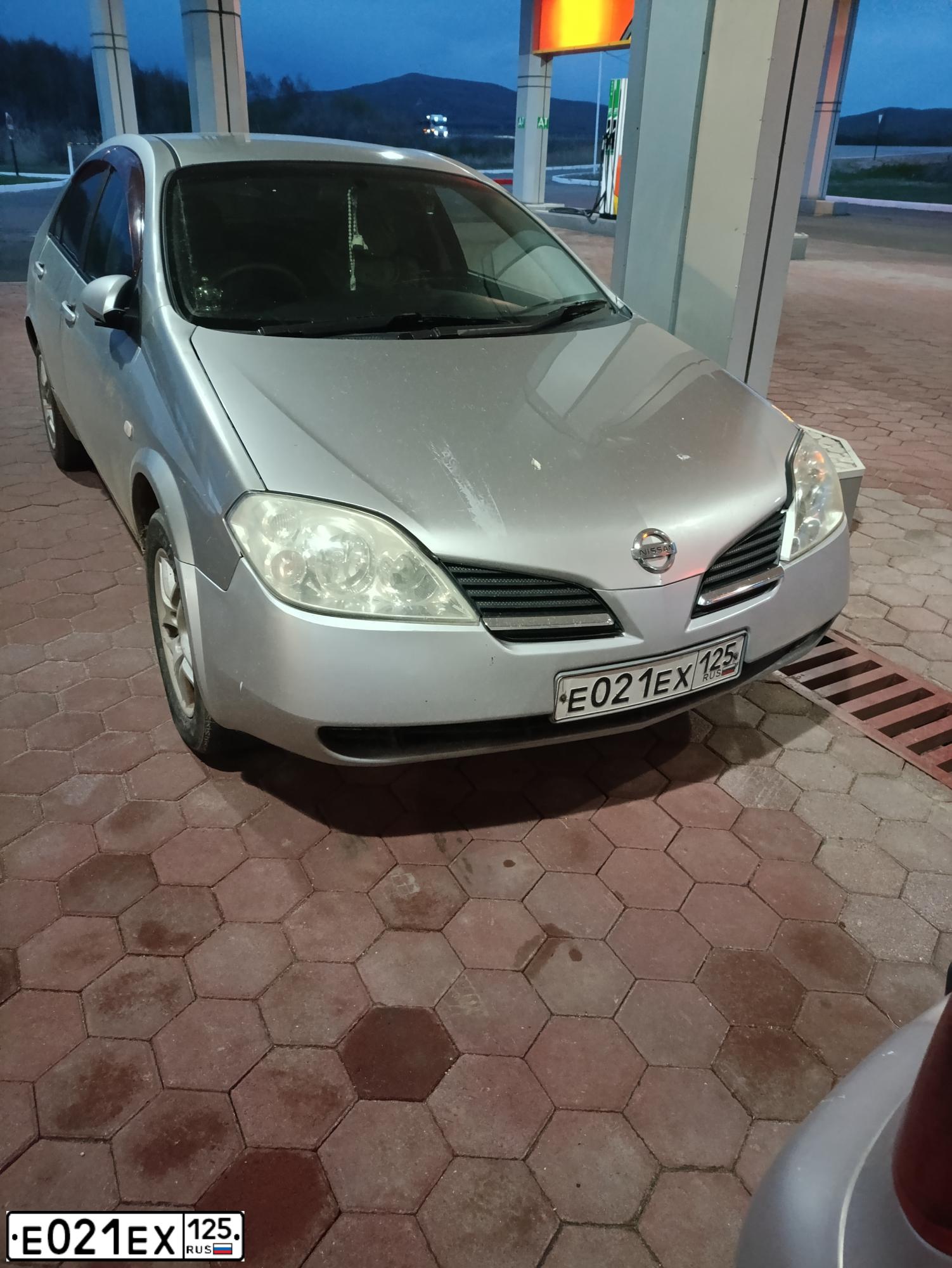 Фото автомобиля NISSAN PRIMERA, 2001 — госномер Е021ЕХ125