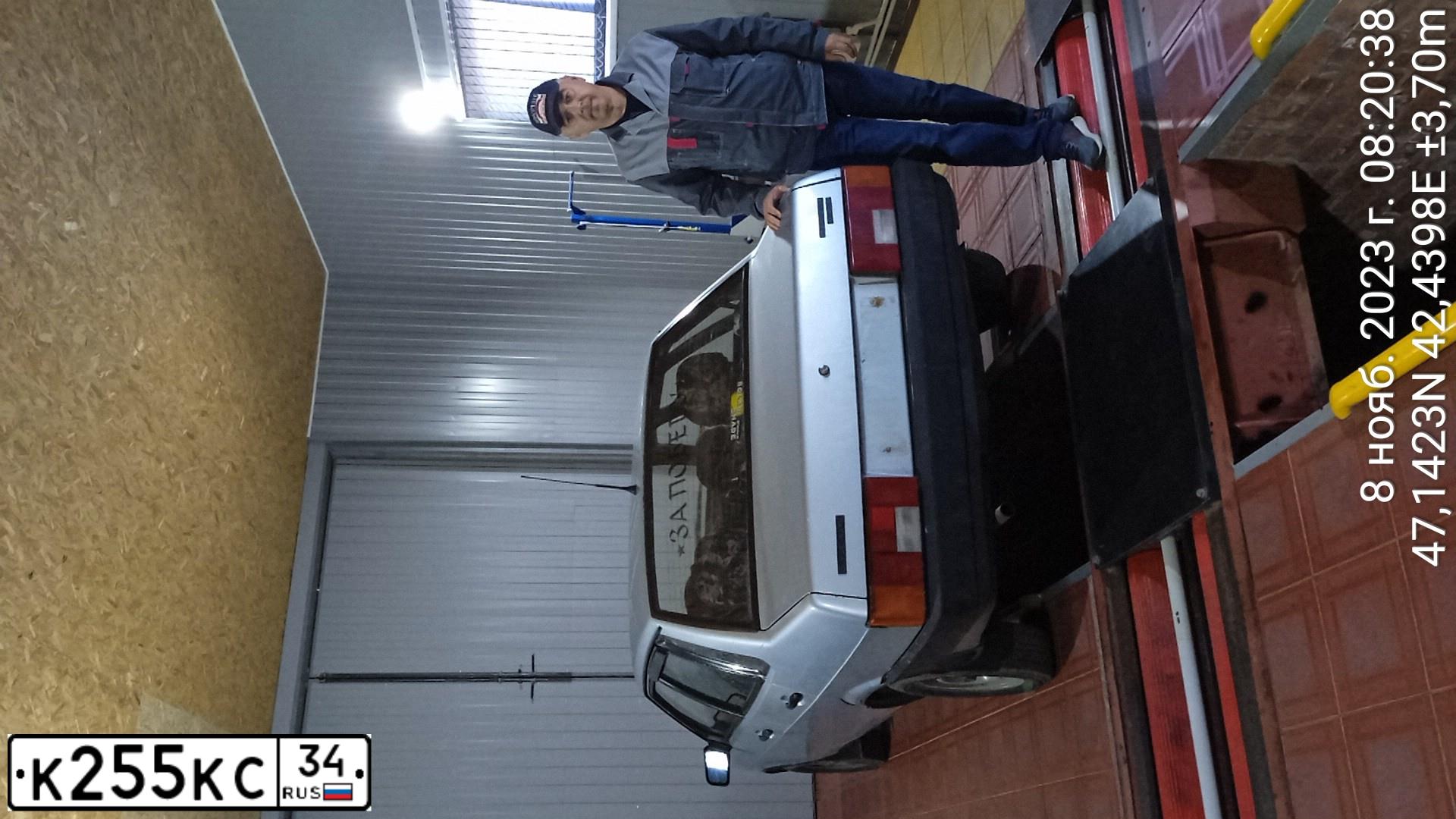 Фото автомобиля LADA 2109 SAMARA, 1998 — госномер К255КС34. Цвет: ОПАЛ