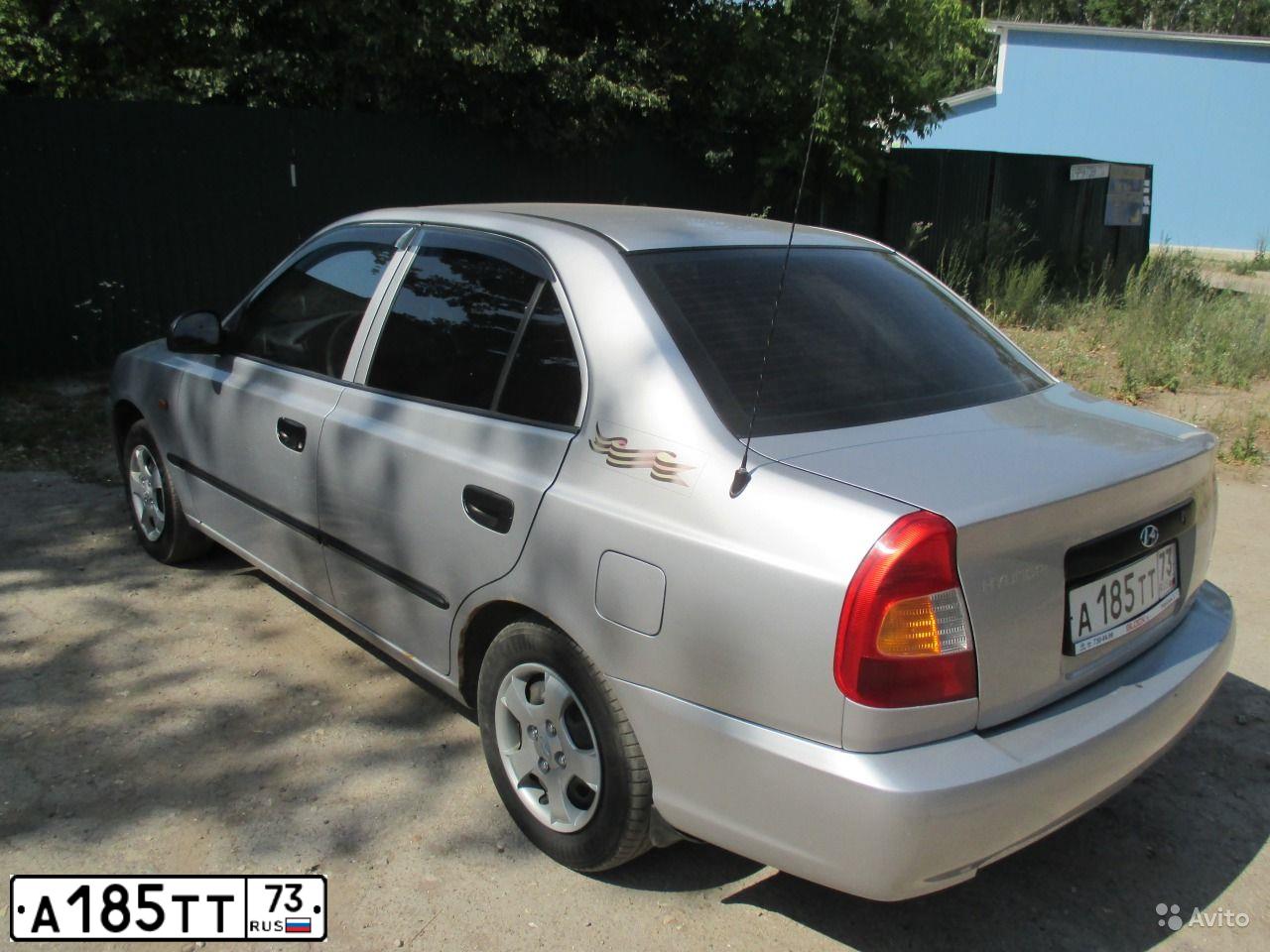 Фото автомобиля HYUNDAI ACCENT, 2007 — госномер Р461КА73. Цвет: СЕРЕБРИСТЫЙ