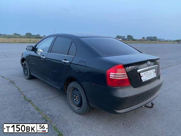 Фото автомобиля LIFAN SOLANO, 2012 — госномер К887ММ702. Цвет: ЧЕРНЫЙ