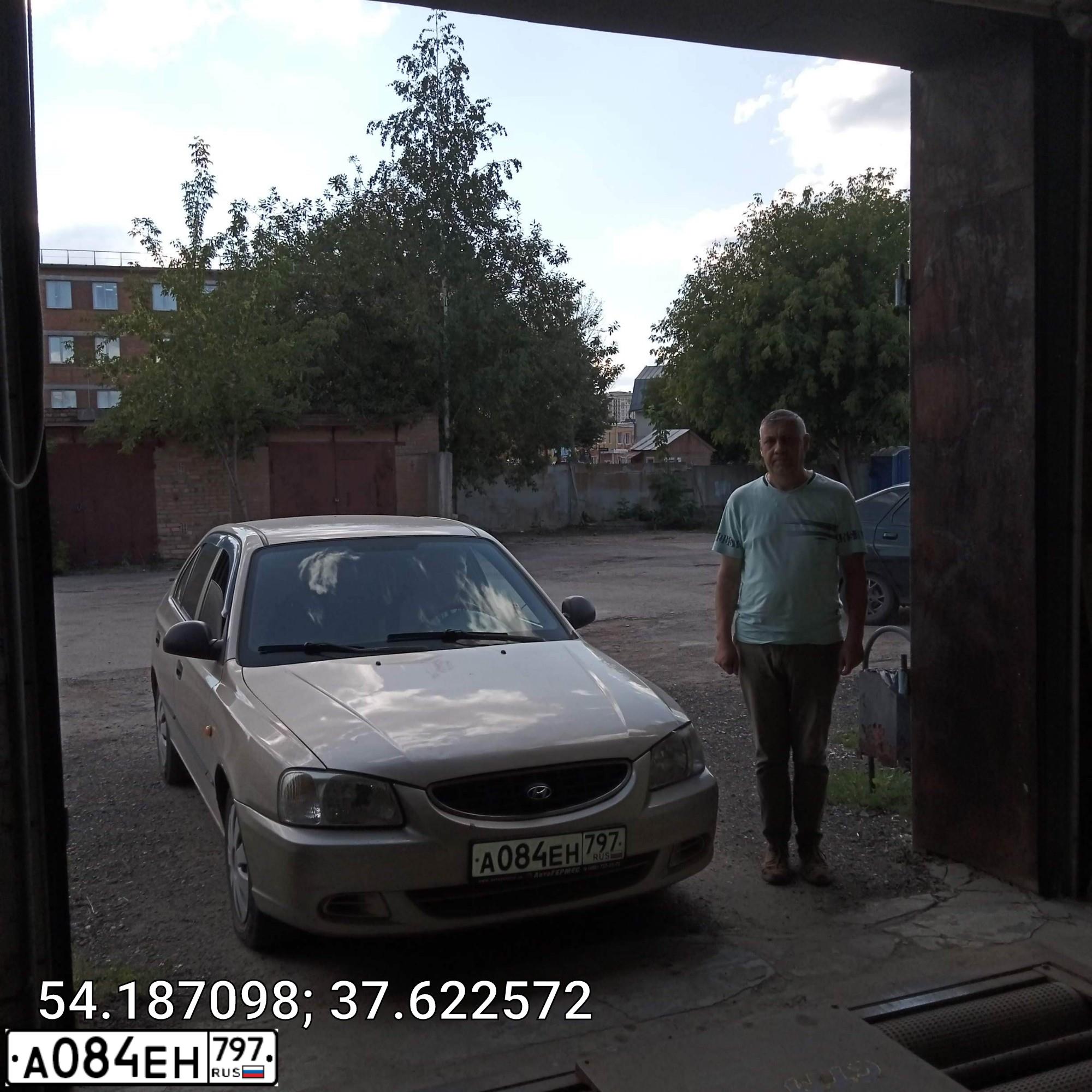 Фото автомобиля TAGAZ ACCENT, 2005 — госномер Х460АА71. Цвет: БЕЖЕВЫЙ