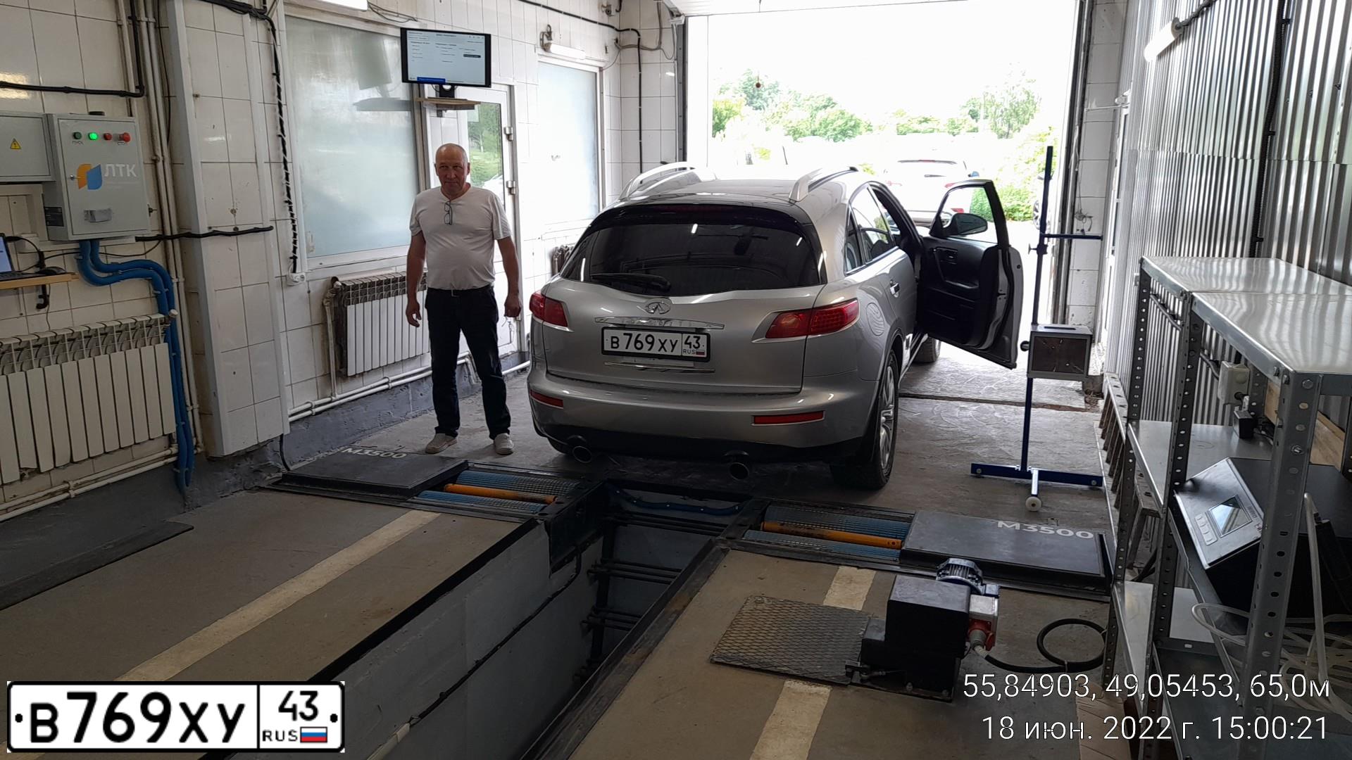 Фото автомобиля INFINITI QX70 /FX/, 2003 — госномер О063ТК716