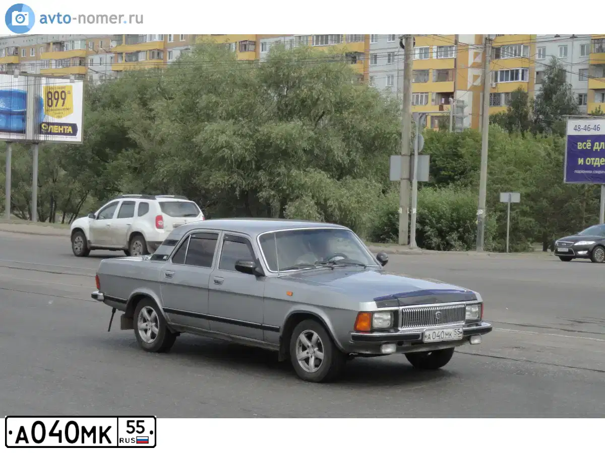 Фото автомобиля GAZ 3102 WOLGA, 1995 — госномер Р521СА55. Цвет: Белый