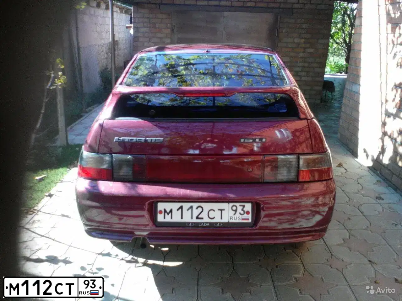 Фото автомобиля LADA 2112, 2005 — госномер М112СТ93. Цвет: ТЕМНО-МАЛИНОВЫЙ