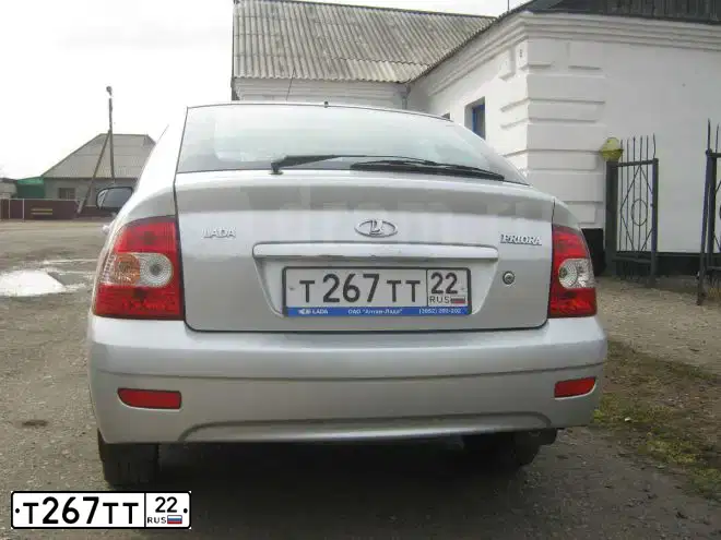 Фото автомобиля LADA 2172 PRIORA, 2012 — госномер Т267ТТ22