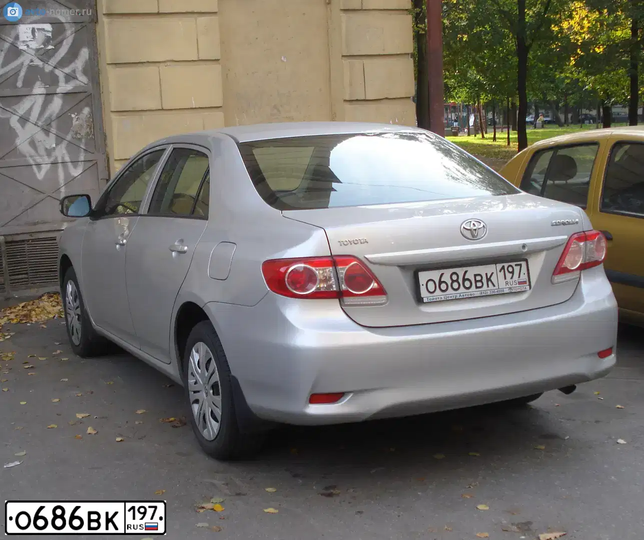 Фото автомобиля TOYOTA COROLLA, 2010 — госномер А130ТХ134. Цвет: СЕРЕБРИСТЫЙ