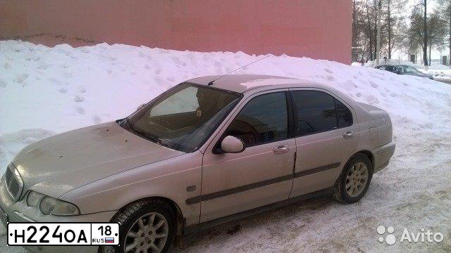 Фото автомобиля ROVER 45, 2001 — госномер М457ХС18. Цвет: (БЕЛЫЙ)СЕРЕБРИСТЫЙ